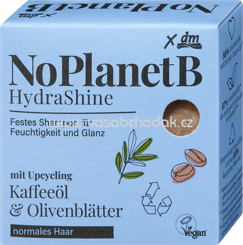 No Planet B Festes Shampoo Hydra Shine, 75g