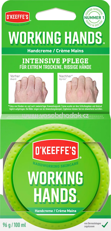 O'Keeffe's Handcreme Working Hands, sehr trockene Haut, 96 g