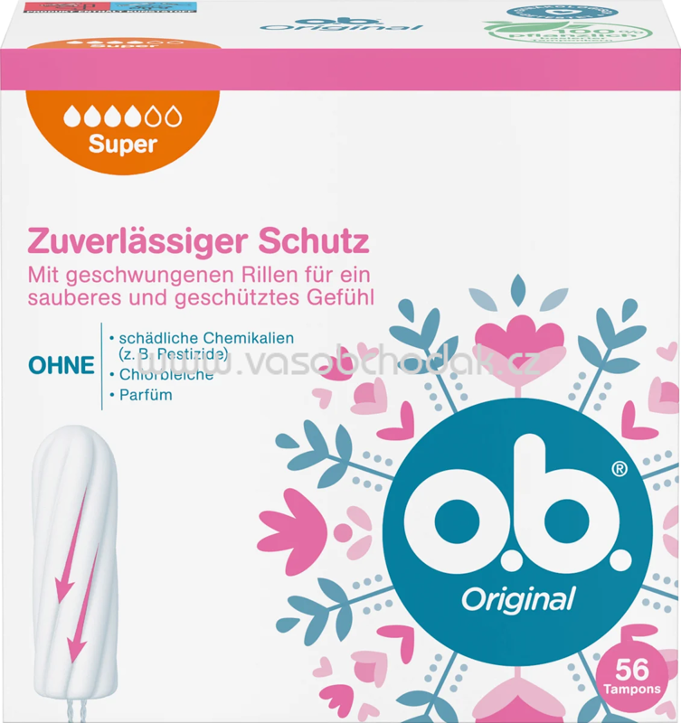 o.b. Tampons Original Super, 56 St o.b. Tampons Original Super, 56 St