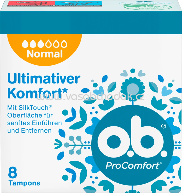 o.b. Tampons ProComfort Normal Reisegröße, 8 St o.b. Tampons ProComfort Normal Reisegröße, 8 St