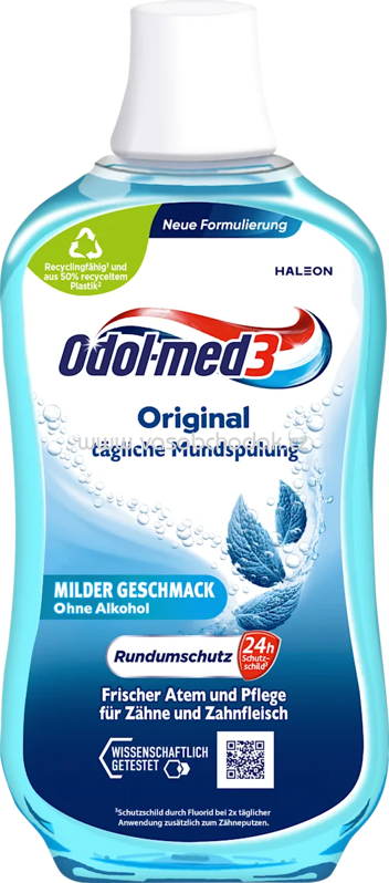 Odol med 3 Mundspülung Original, 500 ml Odol med 3 Mundspülung Original, 500 ml