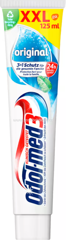 Odol med 3 Zahnpasta Original, 125 ml