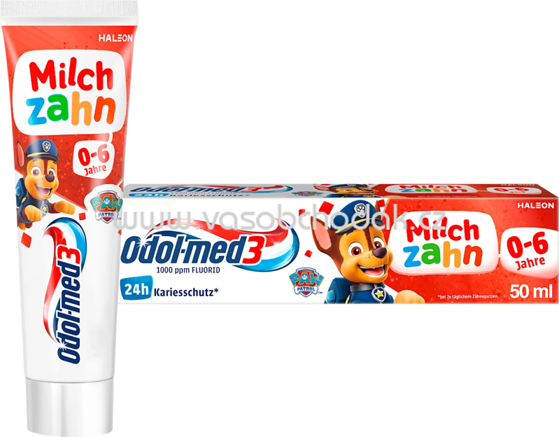 Odol med 3 Zahnpasta Milchzahn 0-6 Jahren, 50 ml Odol med 3 Zahnpasta Milchzahn 0-6 Jahren, 50 ml