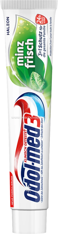 Odol med 3 Zahnpasta minzfrisch, 75 ml Odol med 3 Zahnpasta minzfrisch, 75 ml
