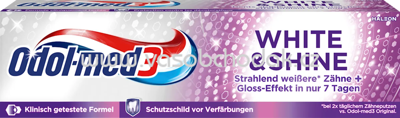 Odol med 3 Zahnpasta White & Shine, 75 ml Odol med 3 Zahnpasta White & Shine, 75 ml
