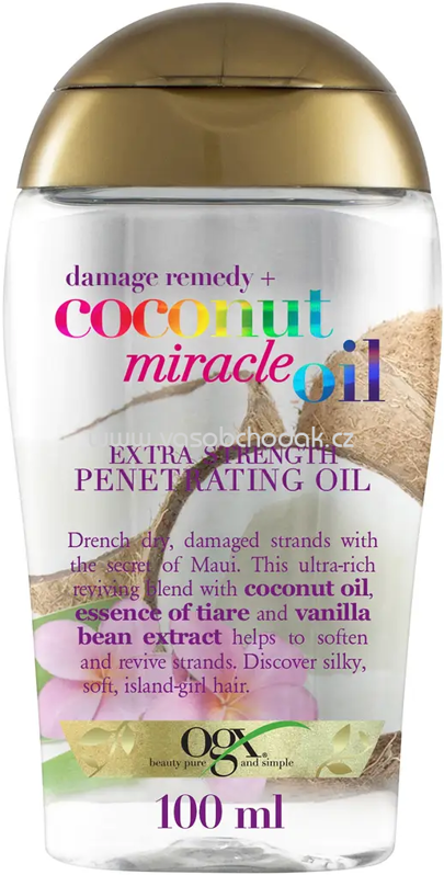 OGX Haaröl Coconut Miracle Oil, 100 ml OGX Haaröl Coconut Miracle Oil, 100 ml