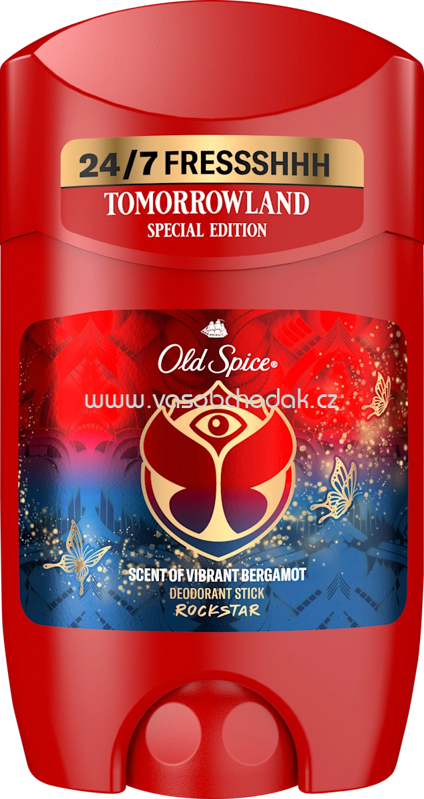 Old Spice Deostick Rockstar, Scent of Vibrant Bergamot, 50 ml Old Spice Deostick Rockstar, Scent of Vibrant Bergamot, 50 ml