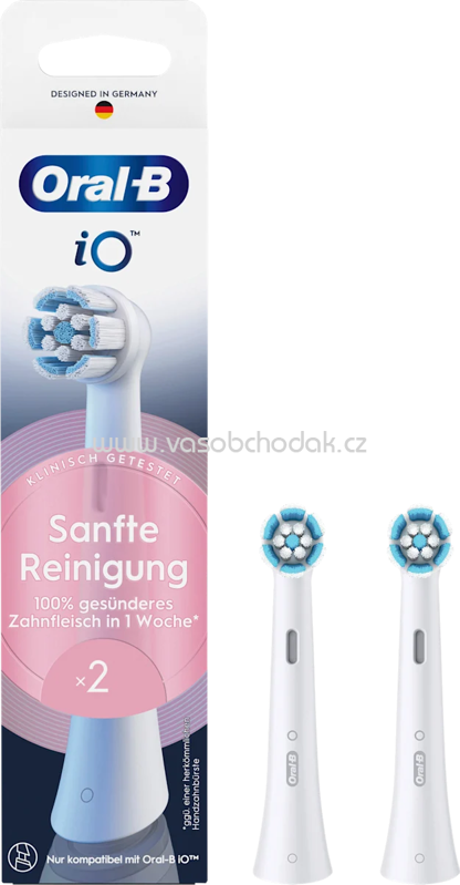 Oral-B Aufsteckbürste iO Sanfte Reinigung weiß, 2 St Oral-B Aufsteckbürste iO Sanfte Reinigung weiß, 2 St