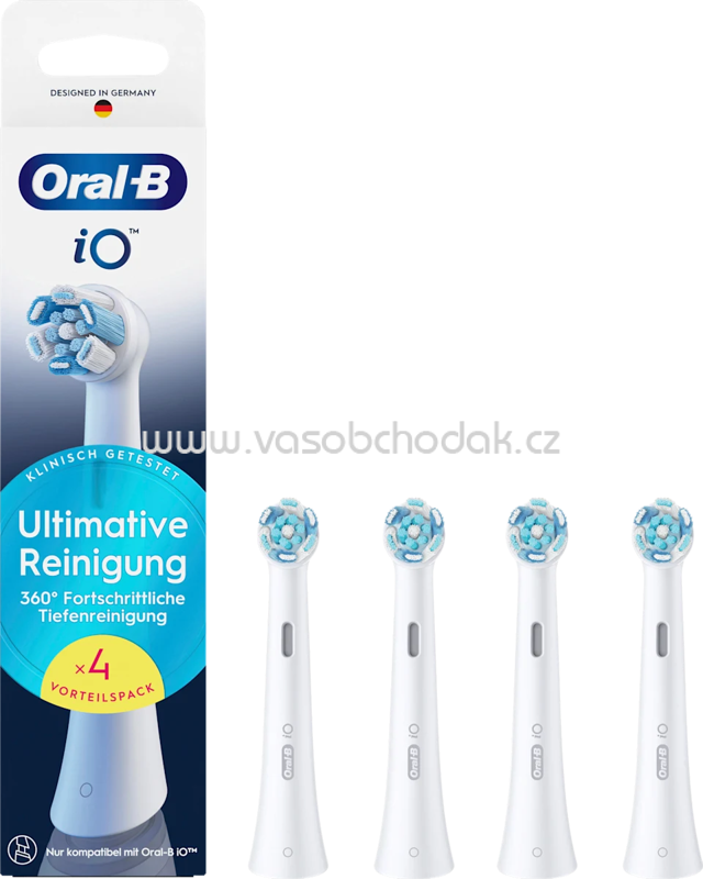 Oral-B Aufsteckbürste iO Ultimative Reinigung weiß, 4 St Oral-B Aufsteckbürste iO Ultimative Reinigung weiß, 4 St