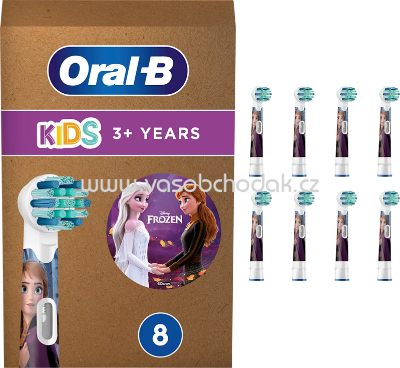 Oral-B Aufsteckbürsten Kinder Frozen, ab 3 Jahren, extra weich, 8 St Oral-B Aufsteckbürsten Kinder Frozen, ab 3 Jahren, extra weich, 8 St