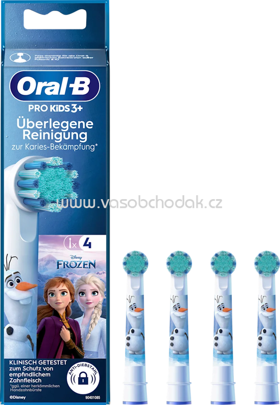 Oral-B Aufsteckbürsten Kinder PRO Frozen, ab 3 Jahren, 4 St Oral-B Aufsteckbürsten Kinder PRO Frozen, ab 3 Jahren, 4 St