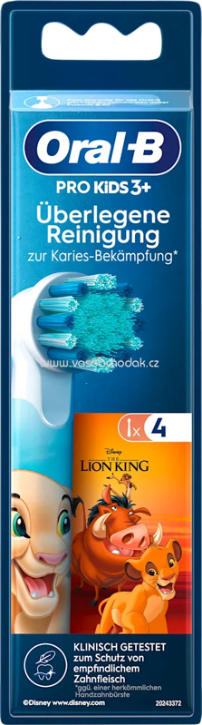 Oral-B Aufsteckbürsten Kinder PRO König der Löwen, ab 3 Jahren, 4 St Oral-B Aufsteckbürsten Kinder PRO König der Löwen, ab 3 Jahren, 4 St
