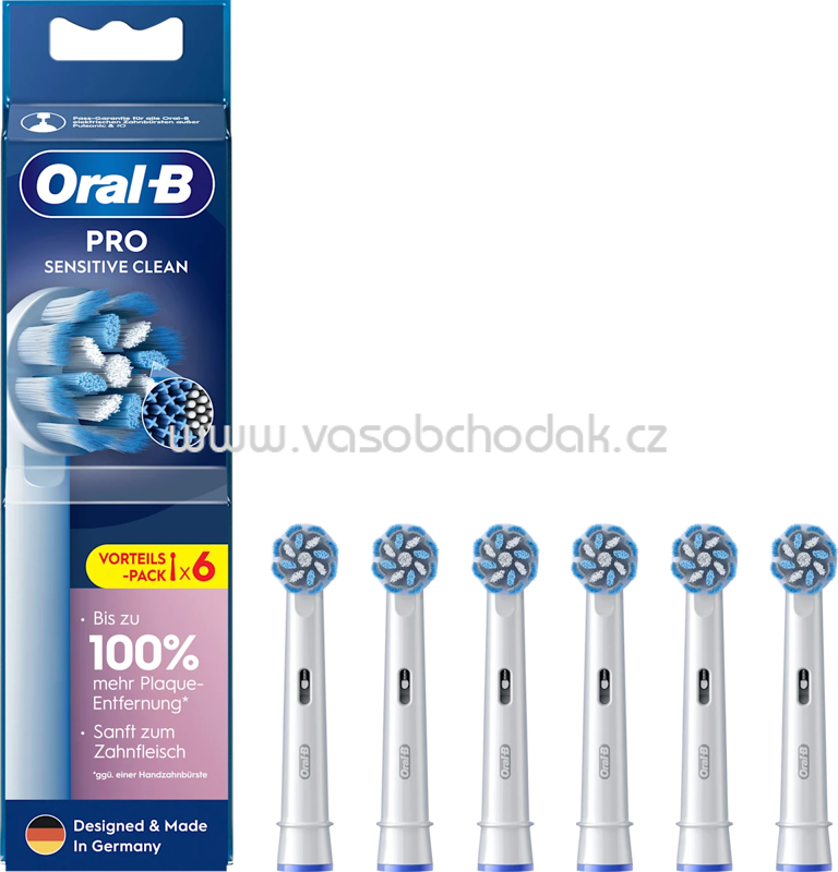 Oral-B Aufsteckbürsten Pro Sensitive Clean, 6 St Oral-B Aufsteckbürsten Pro Sensitive Clean, 6 St