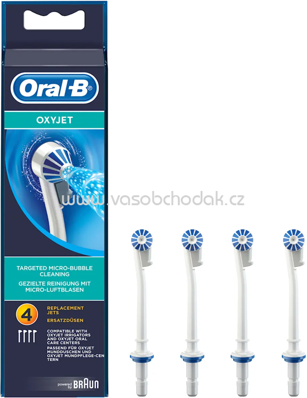 Oral-B Aufsteckdüsen OxyJet, 4 St Oral-B Aufsteckdüsen OxyJet, 4 St