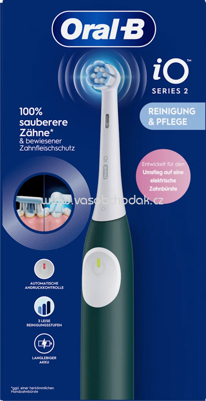 Oral-B Elektrische Zahnbürste iO Series 2 Forest Green, 1 St Oral-B Elektrische Zahnbürste iO Series 2 Forest Green, 1 St