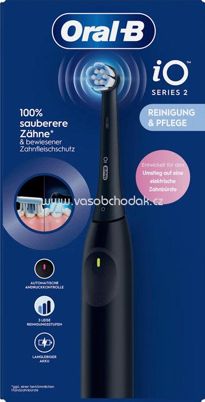 Oral-B Elektrische Zahnbürste iO Series 2 Night Black, 1 St Oral-B Elektrische Zahnbürste iO Series 2 Night Black, 1 St