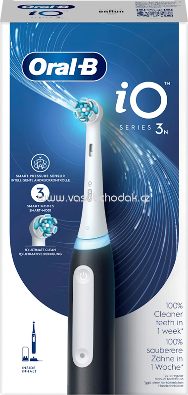 Oral-B Elektrische Zahnbürste iO Series 3 black, 1 St Oral-B Elektrische Zahnbürste iO Series 3 black, 1 St