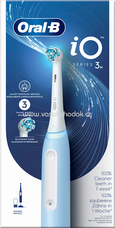 Oral-B Elektrische Zahnbürste iO Series 3 ice blue, 1 St Oral-B Elektrische Zahnbürste iO Series 3 ice blue, 1 St