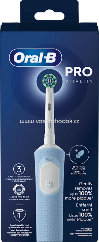 Oral-B Elektrische Zahnbürste Vitality PRO blue, 1 St Oral-B Elektrische Zahnbürste Vitality PRO blue, 1 St