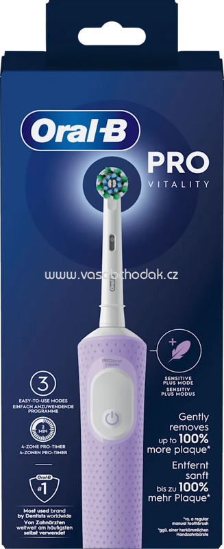 Oral-B Elektrische Zahnbürste Vitality PRO lilac, 1 St Oral-B Elektrische Zahnbürste Vitality PRO lilac, 1 St