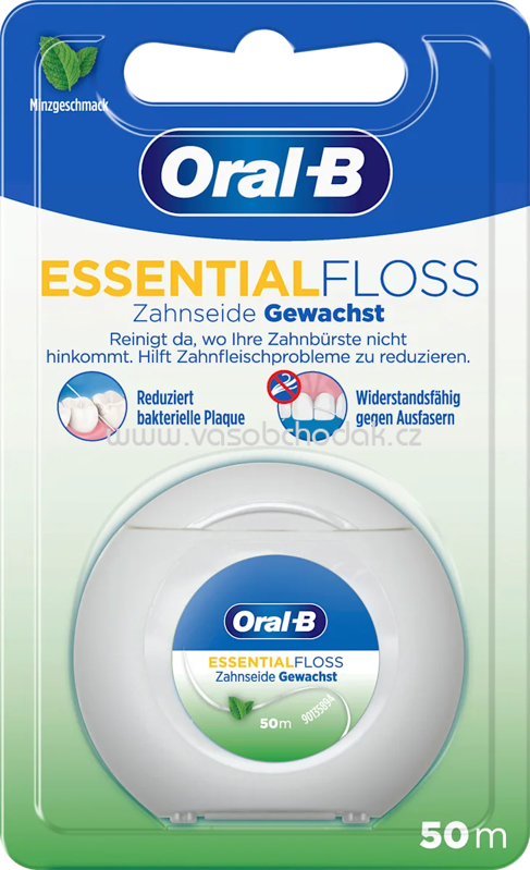 Oral-B Zahnseide Essential Floss gewachst, 50 m Oral-B Zahnseide Essential Floss gewachst, 50 m
