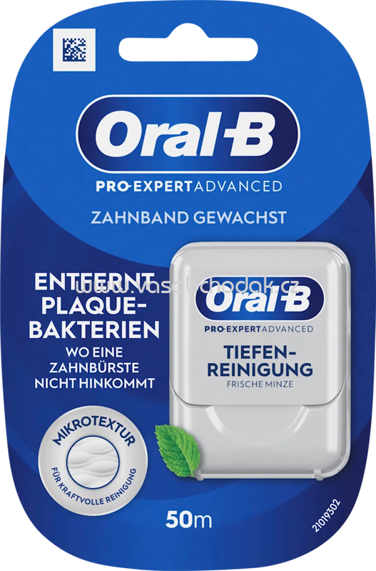 Oral-B Zahnseide Tiefenreinigung gewachst, 50 m Oral-B Zahnseide Tiefenreinigung gewachst, 50 m