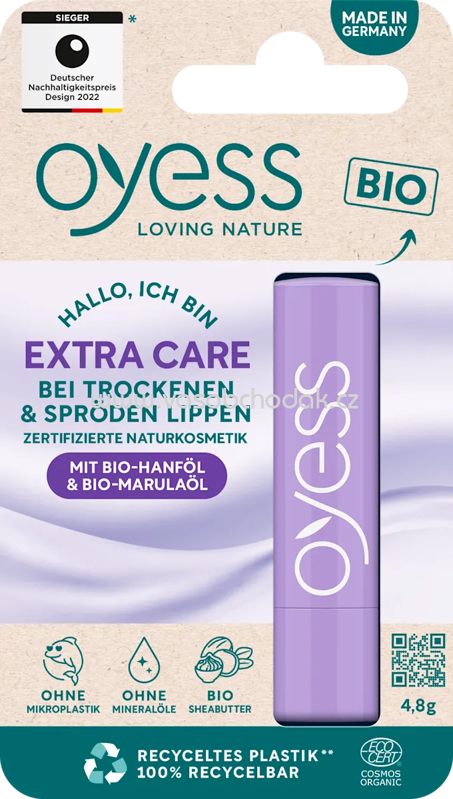 oyess Lippenpflege Extra Care, 4,8 g