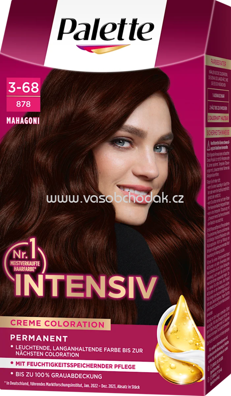 Palette Intensive Color Creme Haarfarbe 3-68/878 Mahagoni, 1 St Palette Intensive Color Creme Haarfarbe 3-68/878 Mahagoni, 1 St