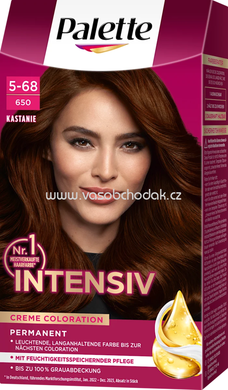 Palette Intensive Color Creme Haarfarbe 5-68/650 Kastanie, 1 St Palette Intensive Color Creme Haarfarbe 5-68/650 Kastanie, 1 St