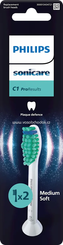 Philips Sonicare Aufsteckbürsten C1 ProResults, 2 St Philips Sonicare Aufsteckbürsten C1 ProResults, 2 St