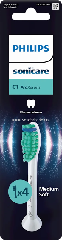 Philips Sonicare Aufsteckbürsten C1 ProResults, 4 St Philips Sonicare Aufsteckbürsten C1 ProResults, 4 St