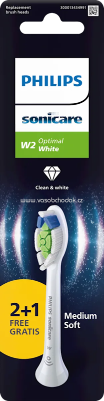 Philips Sonicare Aufsteckbürsten W2 OptimalWhite weiß, 2 St Philips Sonicare Aufsteckbürsten W2 OptimalWhite weiß, 2 St