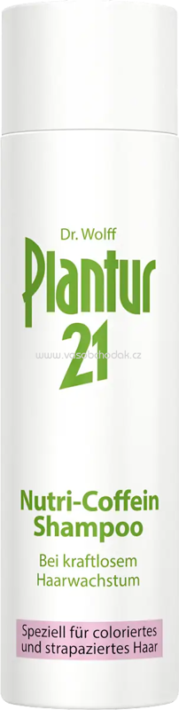 Plantur 21 Shampoo Nutri-Coffein Coloriertes & Strapaziertes Haar, 250 ml Plantur 21 Shampoo Nutri-Coffein Coloriertes & Strapaziertes Haar, 250 ml