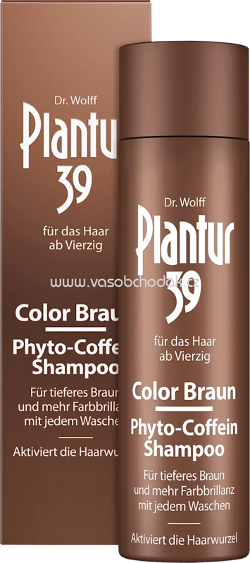 Plantur 39 Shampoo Phyto-Coffein Color Braun, 250 ml Plantur 39 Shampoo Phyto-Coffein Color Braun, 250 ml