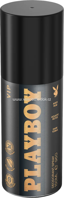 PLAYBOY Deospray Men VIP, 150 ml