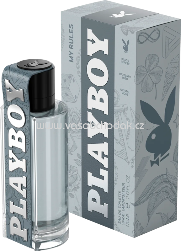 PLAYBOY My Rules Eau de Toilette, 60 ml PLAYBOY My Rules Eau de Toilette, 60 ml