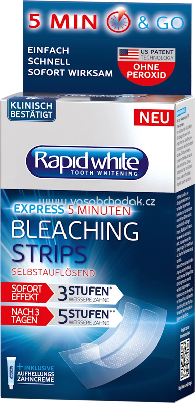 Rapid white Bleaching Strips, 12 St