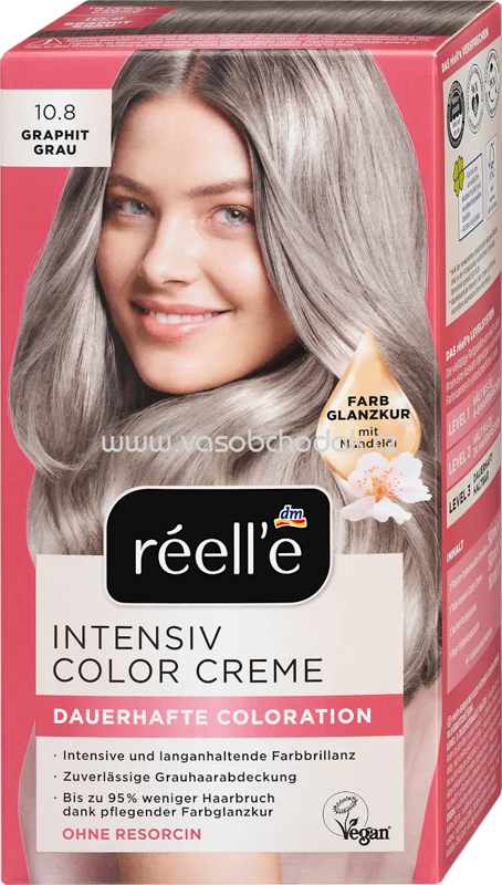 réell‘e Haarfarbe 10.8 Graphit Grau, 1 St
