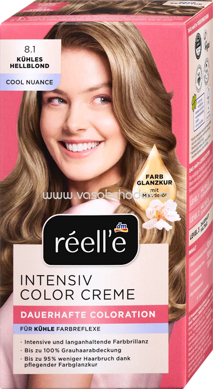 réell‘e Haarfarbe 8.1 Kühles Hellblond, 1 St
