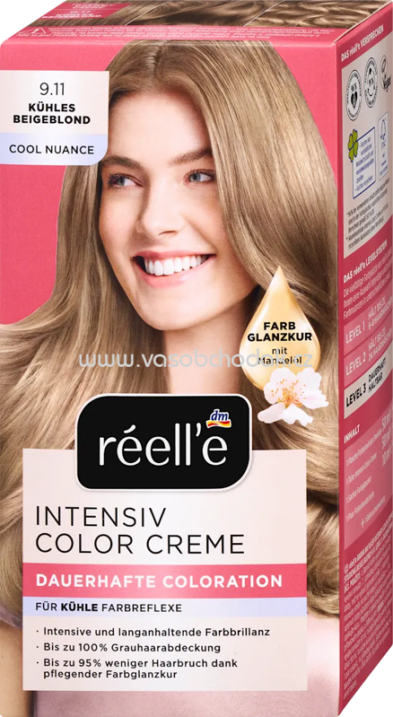 réell‘e Haarfarbe 9.11 Kühles Beigeblond, 1 St