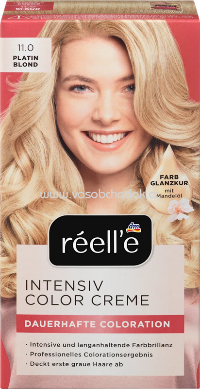 réell‘e Intensiv Color Creme 11.0 Platinblond, 1 St