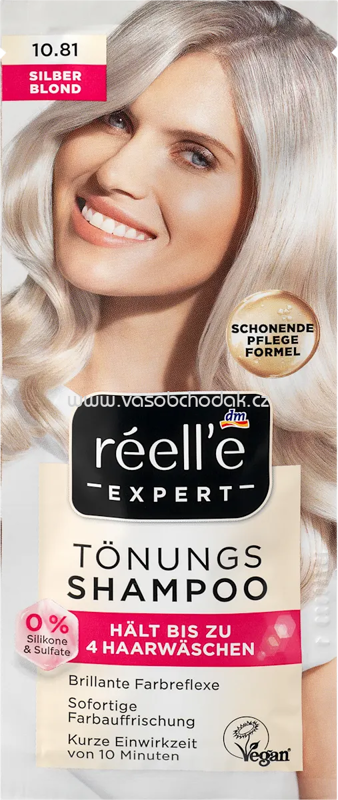 réell‘e EXPERT Tönungsshampoo 10.81 Silberblond, 25 ml réell‘e EXPERT Tönungsshampoo 10.81 Silberblond, 25 ml