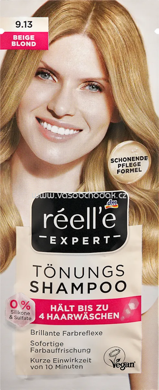 réell‘e EXPERT Tönungsshampoo 9.13 Beigeblond, 25 ml réell‘e EXPERT Tönungsshampoo 9.13 Beigeblond, 25 ml
