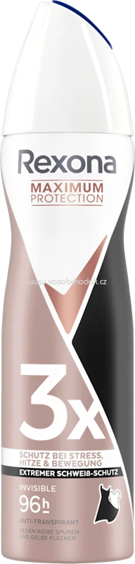 Rexona Antitranspirant Deospray Maximum Protection Invisible, 150 ml Rexona Antitranspirant Deospray Maximum Protection Invisible, 150 ml