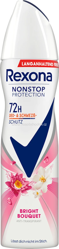 Rexona Antitranspirant Deospray Nonstop Protection Bright Bouquet, 150 ml Rexona Antitranspirant Deospray Nonstop Protection Bright Bouquet, 150 ml