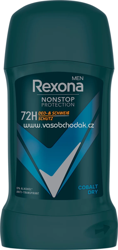 Rexona men Antitranspirant Deostick Nonstop Protection Cobalt Dry, 50 ml Rexona men Antitranspirant Deostick Nonstop Protection Cobalt Dry, 50 ml