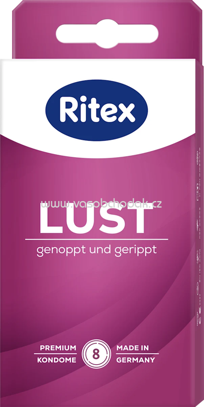 Ritex Kondome Lust, Breite 55mm, 8 St Ritex Kondome Lust, Breite 55mm, 8 St