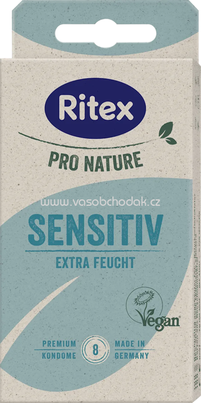 Ritex Kondome Pro Nature Sensitiv, Breite 53mm, 8 St Ritex Kondome Pro Nature Sensitiv, Breite 53mm, 8 St