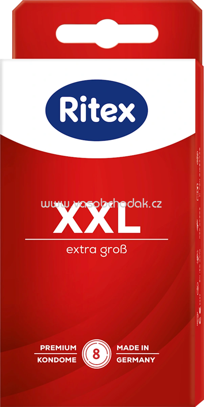 Ritex Kondome XXL , Breite 55mm, 8 St Ritex Kondome XXL , Breite 55mm, 8 St