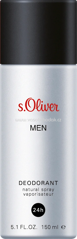s.Oliver Deo Naturalspray Men, 150 ml s.Oliver Deo Naturalspray Men, 150 ml